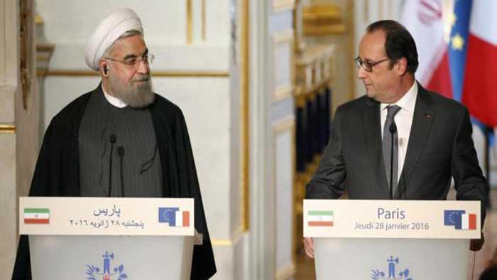 Rouhani y Hollande se comprometieron a profundizar las relaciones económicas, políticas y culturales