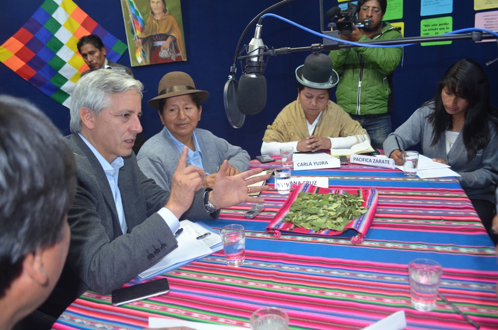 El vicepresidente boliviano destacó la labor de Evo Morales por su gestión económica.