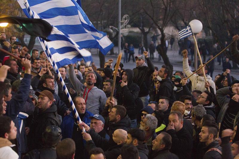 Las protestas contra el nuevo sistema de pensiones se mantienen en Grecia desde hace dos semanas.