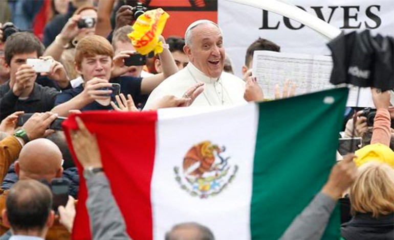 El papa Francisco arribará este viernes 12 de febrero a México