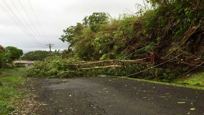 Los vientos generados por el ciclón Winston oscilaron entre los 230 kilómetros por hora y ráfagas de 325 kilómetros por hora