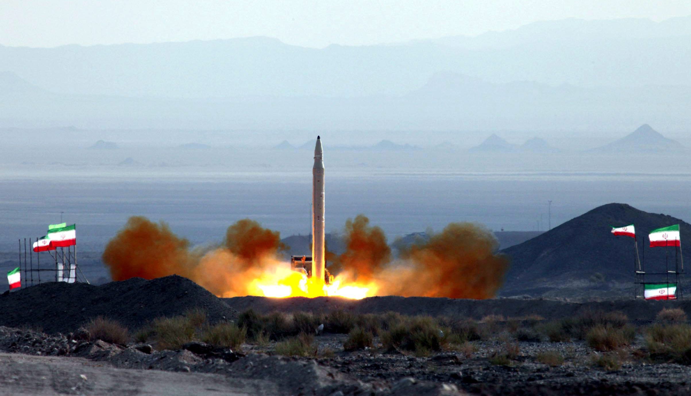 Los misiles fueron lanzados desde varios puntos de Irán como parte de un ensayo militar.