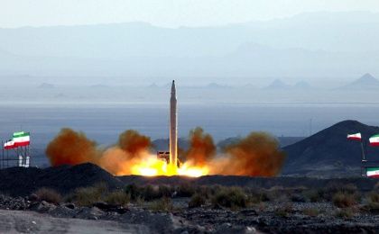 Los misiles fueron lanzados desde varios puntos de Irán como parte de un ensayo militar.
