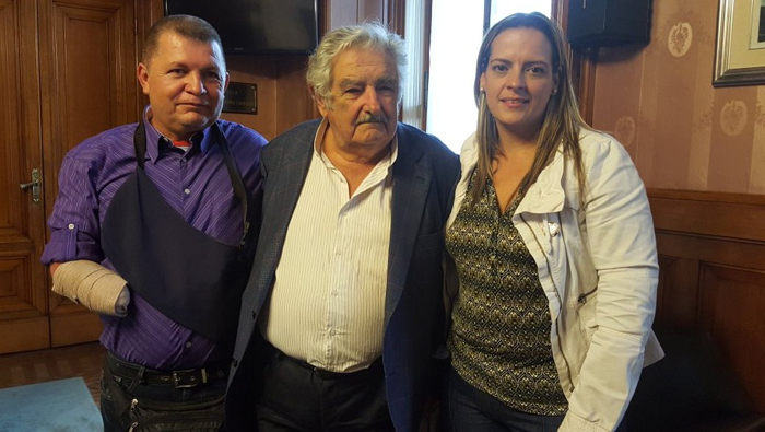 El Comité de Víctimas de la Guarimba indicó que el expresidente uruguayo revisó la información presentada por la organización y se comprometió a difundirla.