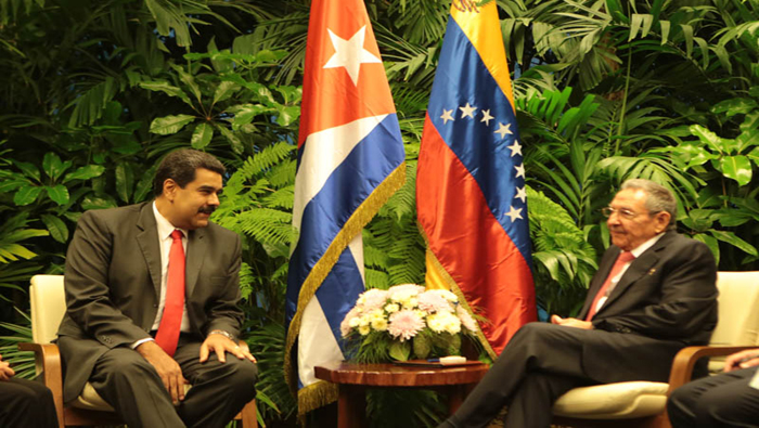 El presidente de Venezuela, Nicolás Maduro, fue recibido por su homólogo Raúl Castro el pasado fin de semana en La Habana.