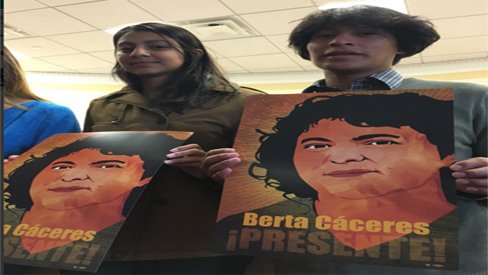Caso de Berta Cáceres fue presentado en el Congreso estadounidense.