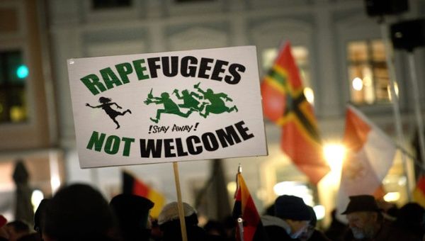 En Alemania existe el movimiento islamófobo "Pegida", que se movilizó en enero para rechazar a los refugiados.