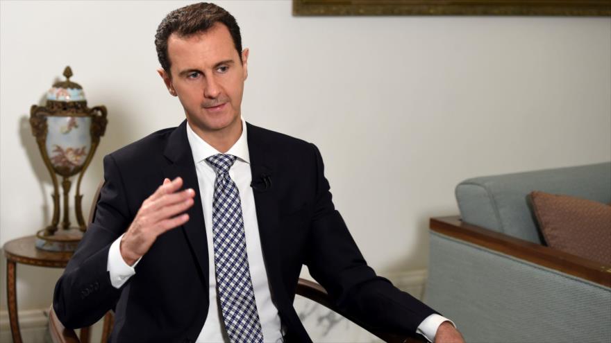 El presidente sirio, Bashar al-Asad, agradeció la ayuda de Rusia en el avance contra el terrorismo.