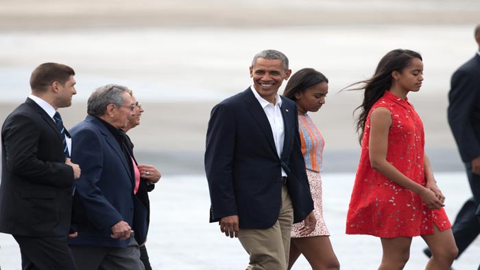 Obama durante su visita a La Habana