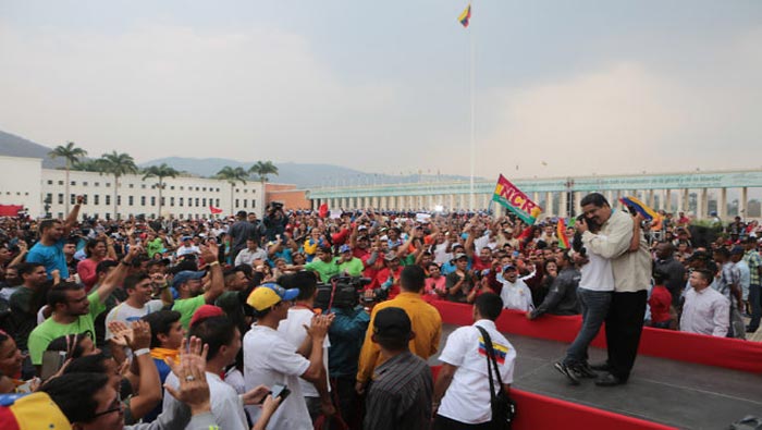 Maduro insistió en que el pueblo venezolano se mantiene en la lucha por la independencia plena del país