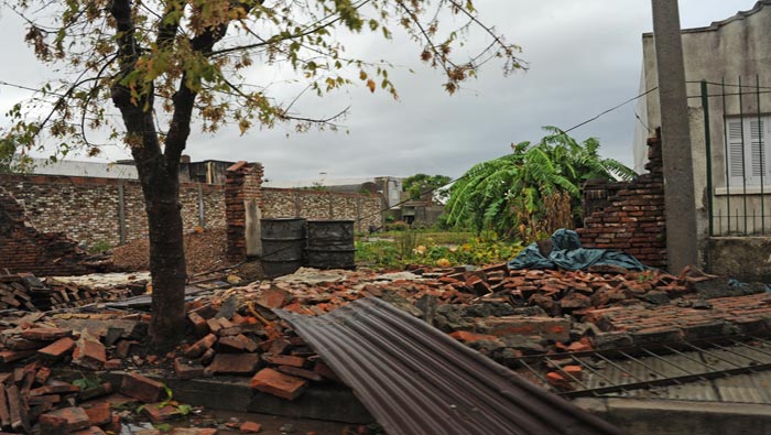 La localidad de Dolores fue una de las más afectadas del Uruguay