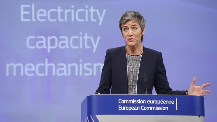 La comisaria europea de Competitividad, Margrethe Vestager, podría presentar cargos contra Google este miércoles
