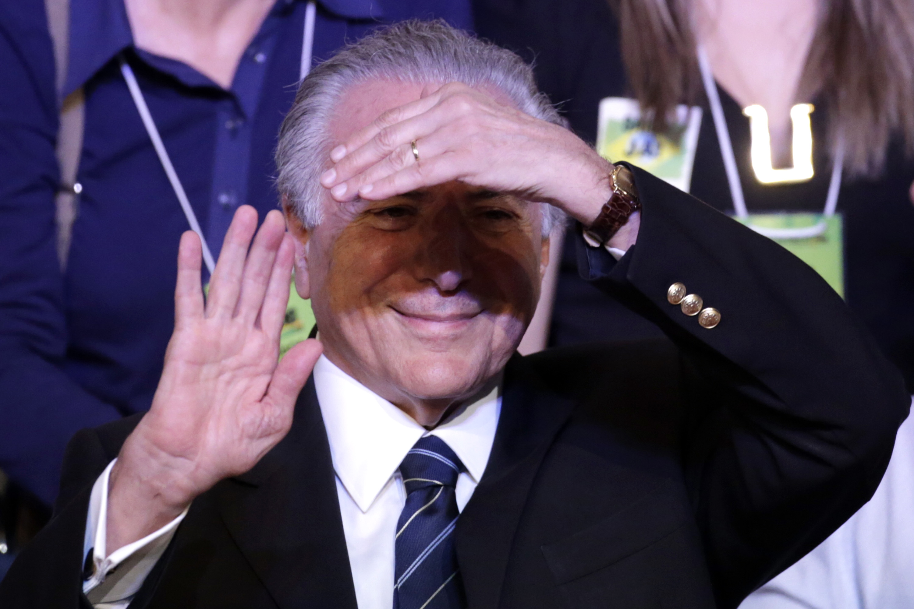 El vicepresidente de Brasil, Michel Temer, es una de las figuras políticas que impulsa el juicio político contra la mandataria Dilma Rousseff.