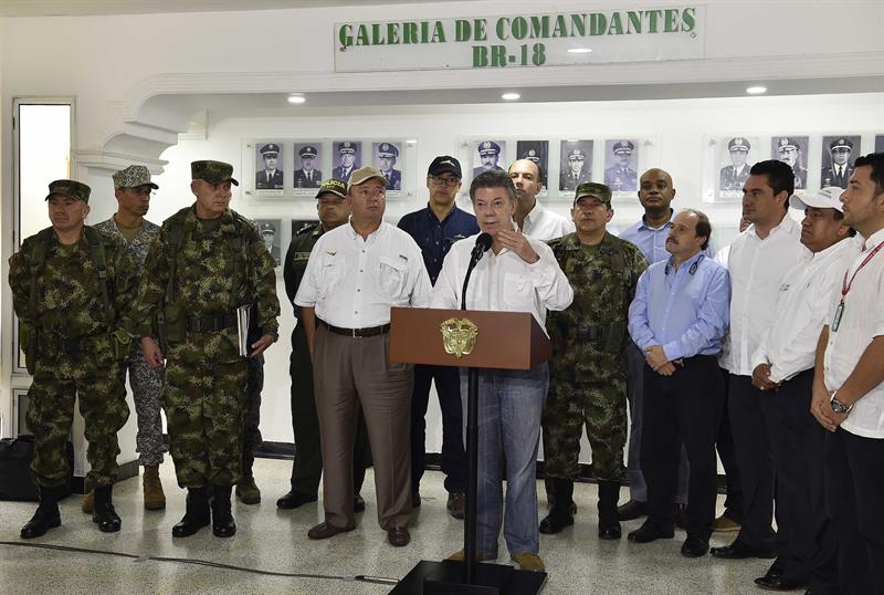 Santos reiteró que los diálogos de paz con el ELN iniciarán cuando el grupo libere a todos los retenidos.