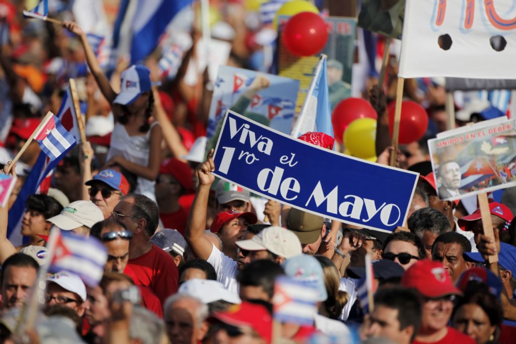 Cuba es uno de los países cuyos desfiles son muy vistos y seguidos durante el 1 de mayo.