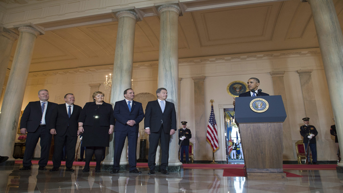 Obama se reunió con dirigentes de Suecia, Dinamarca, Finlandia, Noruega e Islandia.