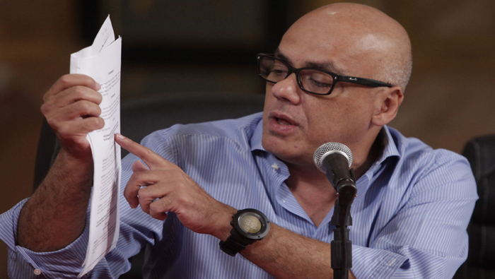 Rodríguez anunció que cada planilla sin huella será mostrada al pueblo venezolano.
