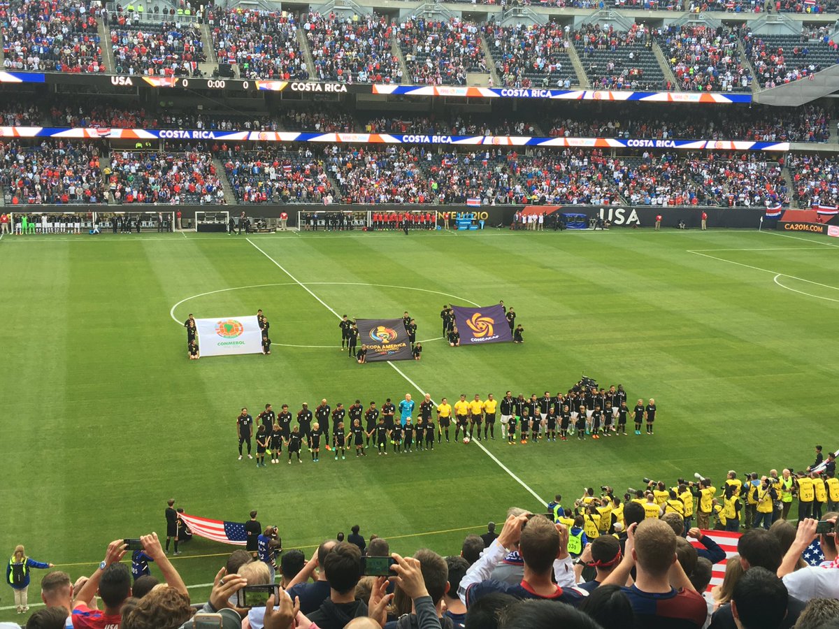 El EE.UU. - Costa Rica se disputa en el estadio Soldier Field de Chicago.