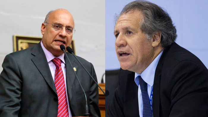 William Dávila y Luis Almagro pactan con el fin de promover un golpe contra Venezuela.