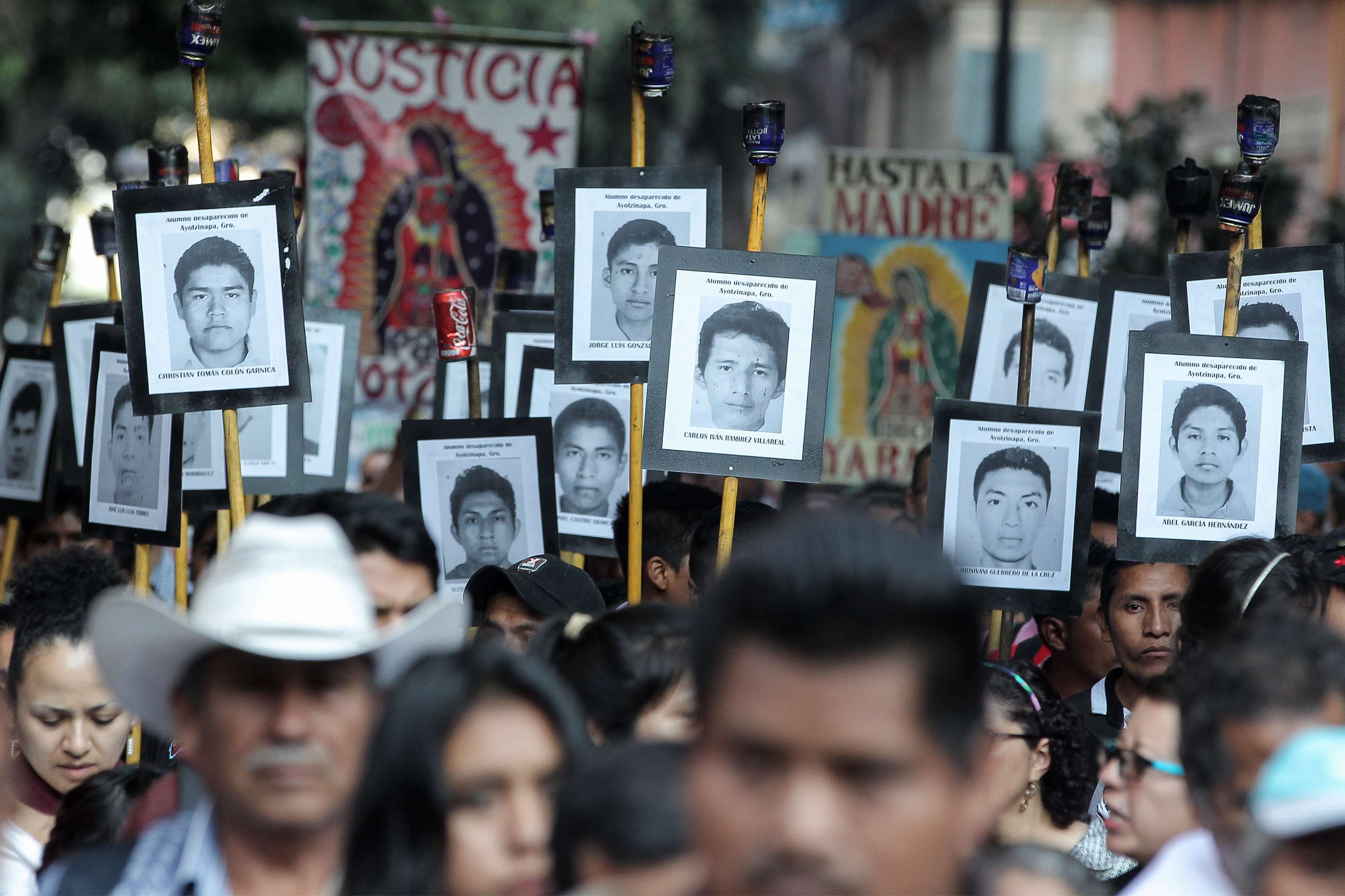 El caso de los 43 normalistas desaparecidos es uno de los que sigue sin esclarecerse.