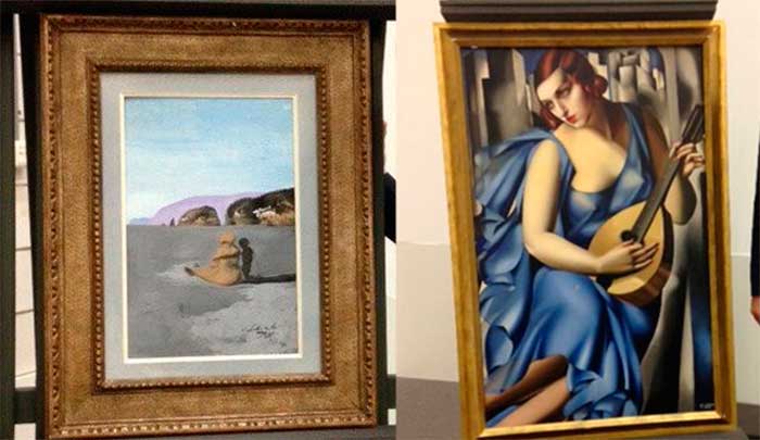 Ambas pinturas habían sido robadas el 1 de mayo de 2009, a plena luz del día, en el museo Scheringa de arte realista en Spanbroek, Holanda.