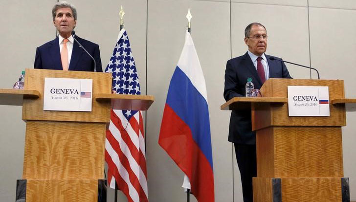 Tanto Kerry (izq.) como Lavrov, se han reunido en varias ocasiones para dialogar sobre el tema.