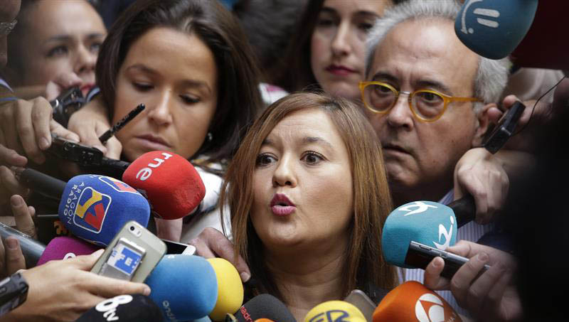 Pérez declaró a los medios de comunicación a las afueras de Ferraz.