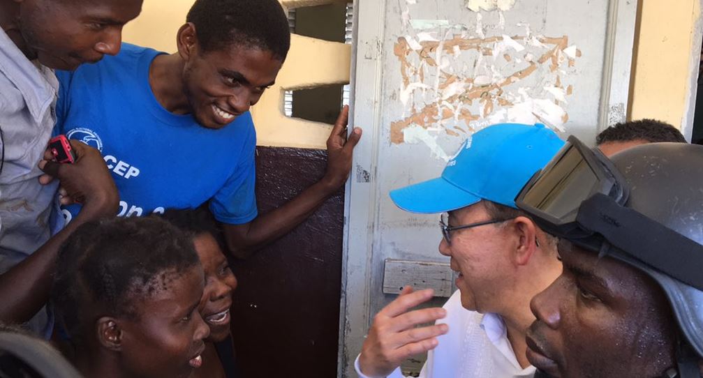 La ONU insta a donantes internacionales financiar la reconstrucción del país caribeño tras la devastación del huracán Matthew que dejó más de 546 muertos.