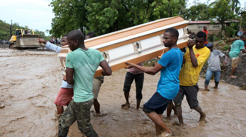 Matthew ha dejado cerca de 108 muertos en Haití confirmó este jueves el ministerio del interior de ese país.