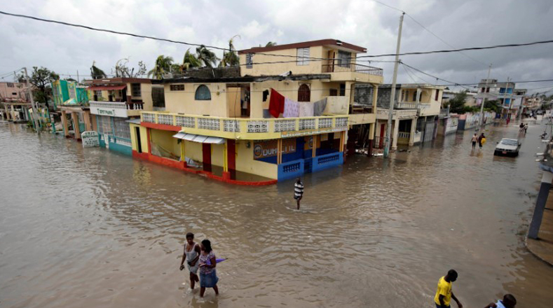 El sur de Haití está completamente inundado e incomunicado.