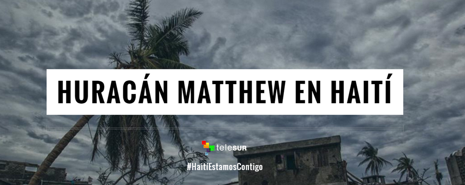 Huracán Matthew en Haití