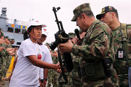 Los 24 guerrilleros formaban parte del grupo "Frente Cimarrón" del ELN.