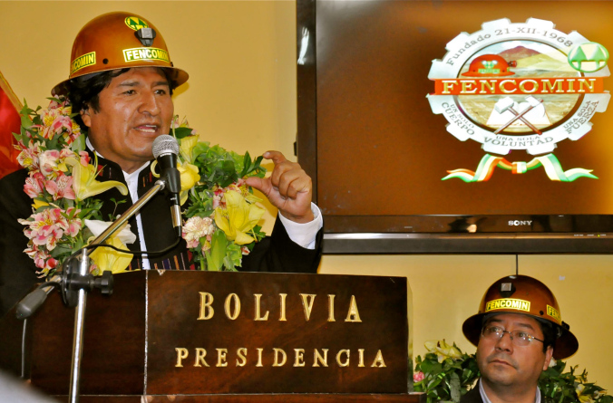 El presidente Morales reconoció durante su discurso a la verdaderas cooperativas mineras de Bolivia. (Imagen referencial)