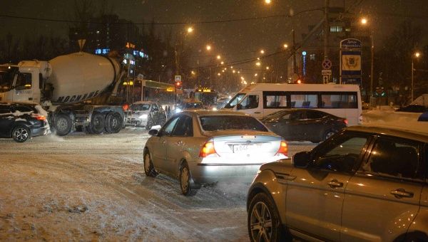 El invierno en las calles moscovitas