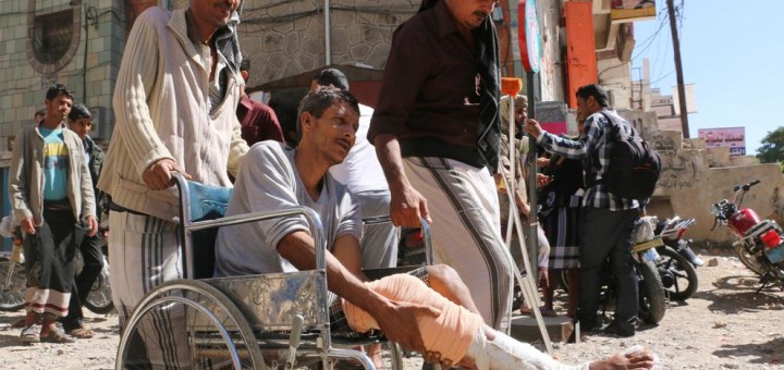 Un ataque en Taiz el pasado diciembre dejó al menos nueve heridos.