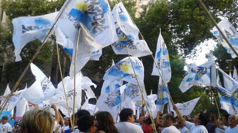 Las protestas a favor de Milagro Sala se repiten por toda Argentina.