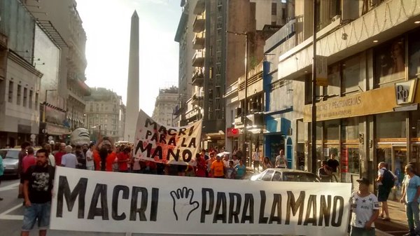 También inició la campaña Macri pará la Mano en respaldo a los 25 mil empleados públicos despedidos.