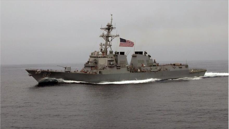 Un destructor de la Marina estadounidense navegó este sábado sin la debida autorización de Beijing.