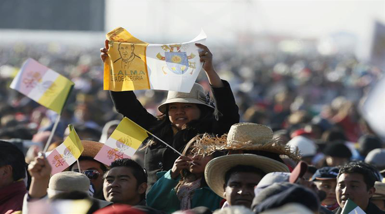 En la misa de este domingo participaron unos 300 mil mexicanos.