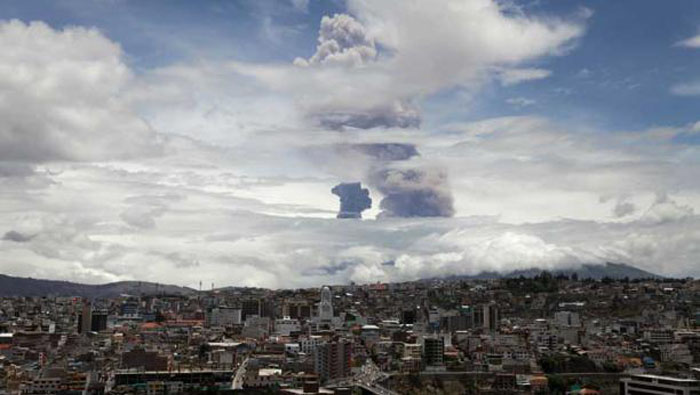 En noviembre del 2015 ocurrió la última reactivación del volcán Tungurahua.