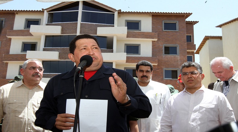 El presidente Chávez creó la Gran Misión Vivienda Venezuela para defender las viviendas del pueblo venezolano. 