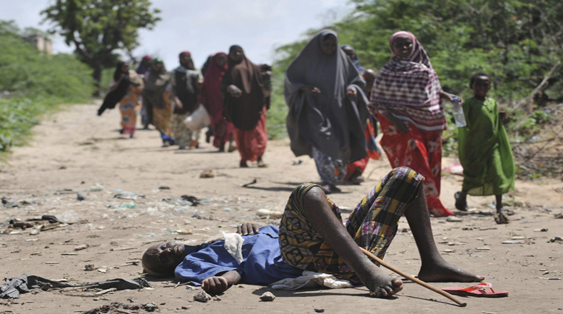 Producto de la guerra civil del Sudán del Sur, 775 mil personas.