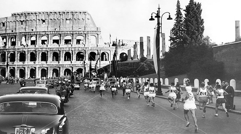 El 24 de Agosto de 1960 se inauguran las olimpiadas de Roma. Participan cuatro mil atletas y son recibidos por el Papa Juan XXIII.