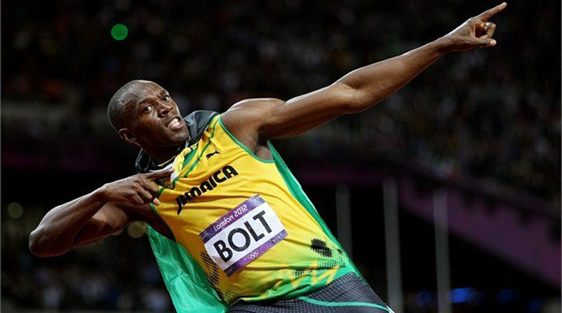 El jamaicano Usain Bolt, conocido como El "Rayo" repitió la hazaña de Beijing 2008 al ganar los 100 y 200 metros y el relevo corto.