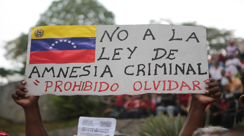 Expertos aseguran que la ley “pretende violentar todos los principios éticos, jurídicos y políticos, en razón de enmascarar la impunidad y la discordia entre los venezolanos y las venezolanas”.