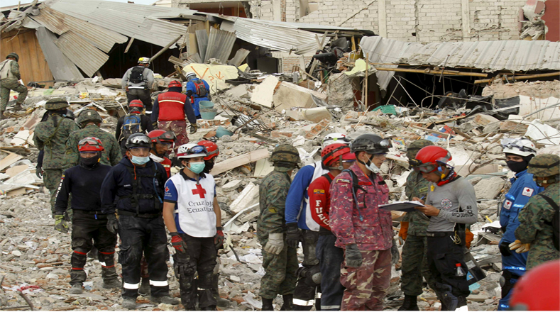 El terremoto que golpeó a Ecuador es el más fuerte que se registra en el país desde 1979.