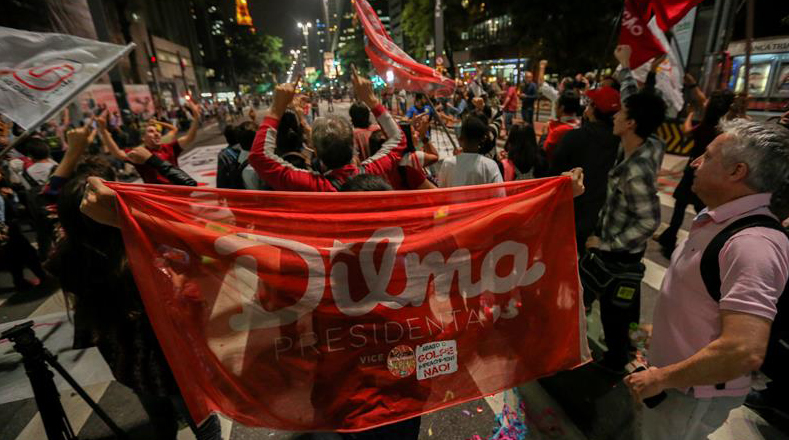 Las movilizaciones a favor de Dilma Rousseff demuestran el apoyo popular hacia la mandataria