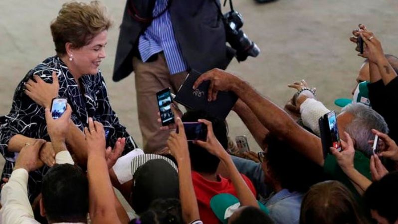 Dilma Rousseff mantiene su lucha contra el juicio político en su contra