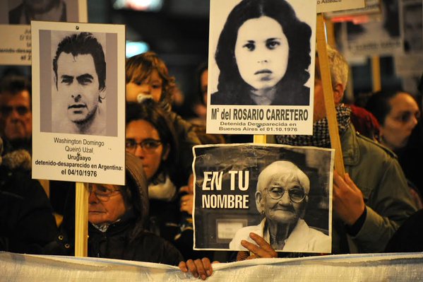 Uruguayos acompañaron la 21° Marcha del Silencio en recuerdo a víctimas de la dictadura