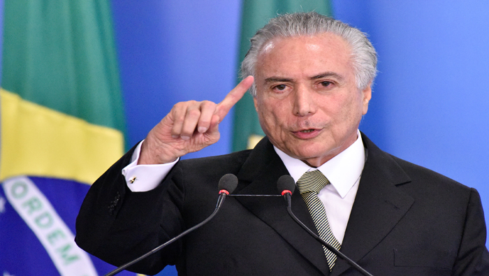 Temer sostiene que por culpa de Mercosur Brasil tiene dificultades para hacer nuevos acuerdos porque está 